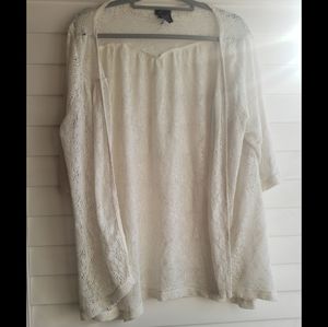 Torrid lace kimono shrug
